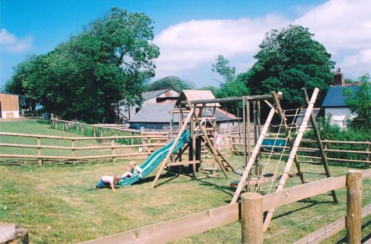 Farm's child play area