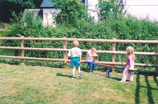 Farm's child play area