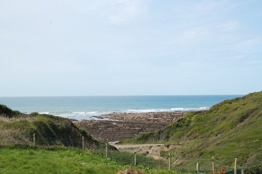 View from rear of holiday cottage